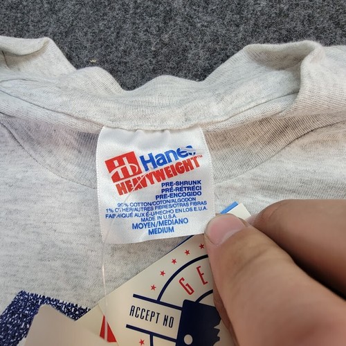 Neu mit Etikett Vintage St. Louis Cardinals Shirt Erwachsene groß MLB toter Lagerbestand USA grau 90er * - Bild 9 von 12