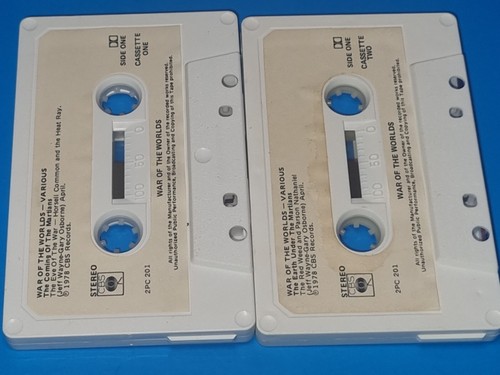 WAR OF THE WORLDS Jeff Wayne's Musical Version Double Audio Cassette VGC - Picture 5 of 6