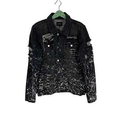 Paul Smith Rose Paint Denim Jacket