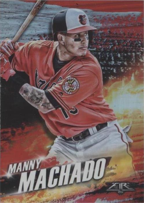 2018 Topps Fire - Manny Machado #HS-3 - 1 of 1