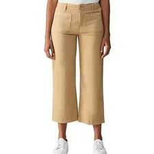 Social Standard by Sanctuary Ladies Juliet Twill Crop Pant Size 2 Tan