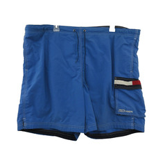 Tommy Hilfiger Swim Trunks Mens XL Blue Mesh Lined Board Short Drawstring Pocket