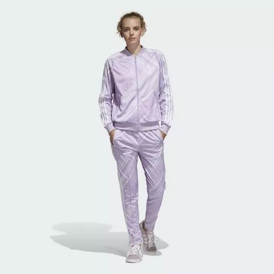 Light purple best sale adidas jacket
