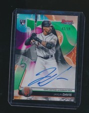 JAYLIN DAVIS 2022 BOWMAN’S BEST BEST OF 2020 GREEN REFRACTOR RC AUTOGRAPHS 43/99