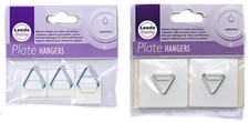Pack of Self Adhesive Hanger Hook/ Sticky Pads: Small or Large : Plate, Picture