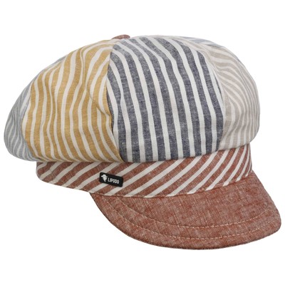 LIPODO Multicolour Stripes Ballonmütze Schirmmütze Schildmütze Baker-Boy-Mütze