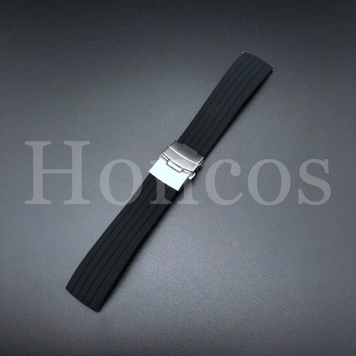 18MM RUBBER BAND STRAP SMOOTH FITS FOR 