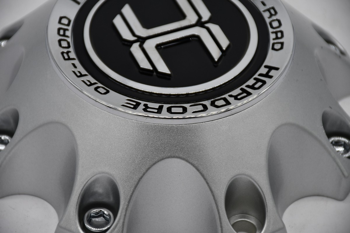Hardcore Offroad Silver Wheel Center Cap CAP-HC18/19(BR)-8
