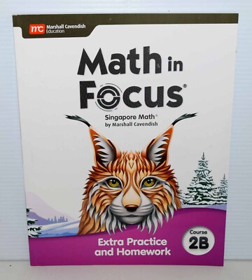Math in Focus Course 2B Extra Practice & Homework Ed. 2020  Brand New FREE SHIP