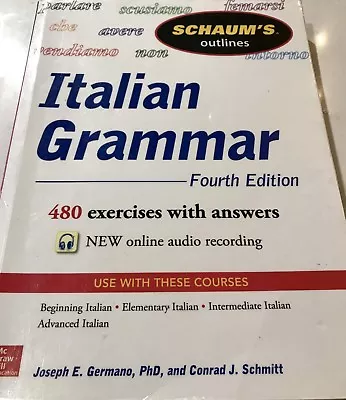 Schaums Outline of Italian Grammar 4th Edition