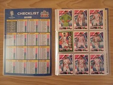 EURO 2024 MATCH ATTAX FULL BASE TEAMS FOLDER INCLUDING 24 GREEN/PURPLE CARDS