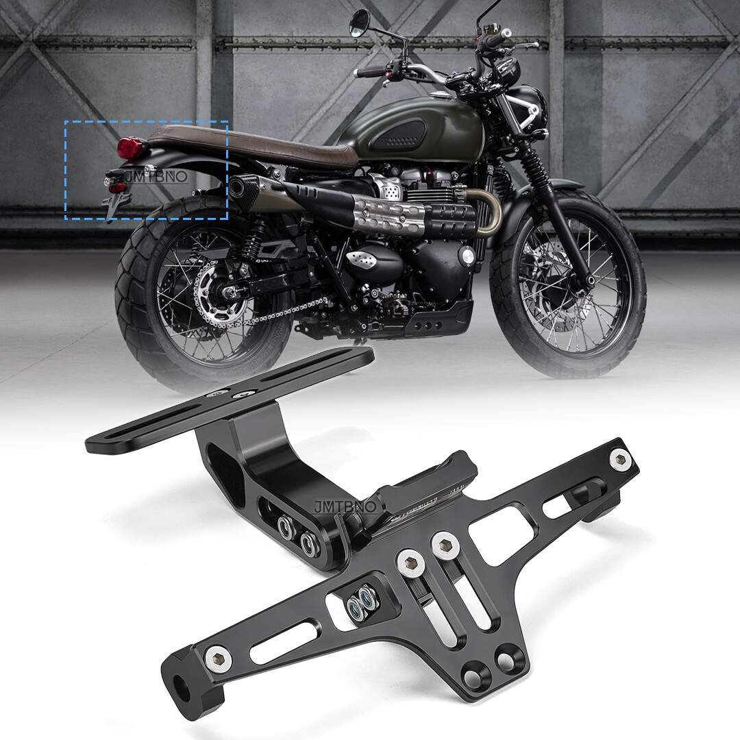 Motorcycle LED Rear License Plate Holder For Triumph Scrambler 400