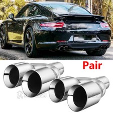 2.5 Inlet 3.5 Outlet Exhaust Tip Stainless Steel For Porsche Carrera 911 996