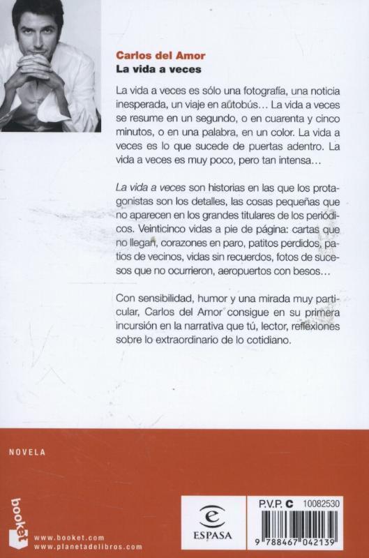 Thumbnail - La Vida A Veces Carlos Del Amor Taschenbuch 256 S. Spanisch 2014