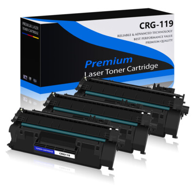 3PK CRG119 119 Toner for Canon i-SENSYS LBP6300dn LBP6310dn MF6180dw Printer