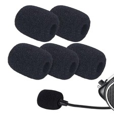 Headset Microphone Windscreen Foam Cover 5pcs Lapel Wind Protection Microphone