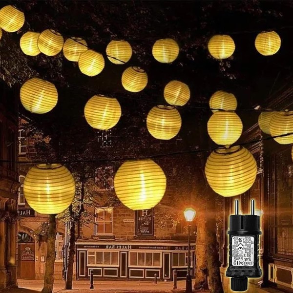 Lichterkette AußEn 10M 50LED Wetterfest FüR Garten Balkon Terrasse-image
