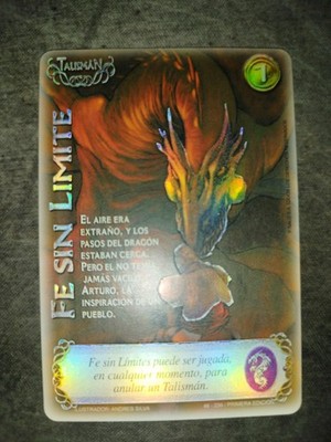 Mitos y Leyendas Espada Sagrada - Fe Sin Limite Unlimited Faith - Spanish NM