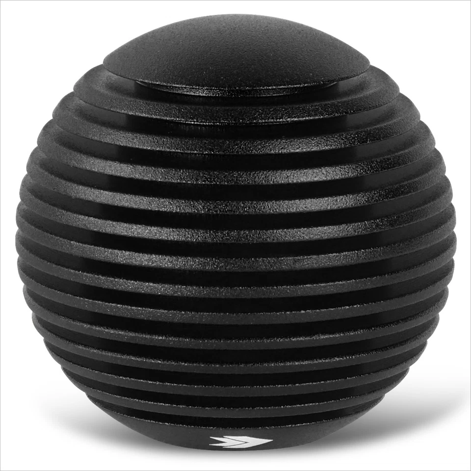 NRG SK-703BK Aluminum 50MM DIAM. Black Heat Sink Droplet Round Ball Shift Knob - Image 2 of 4
