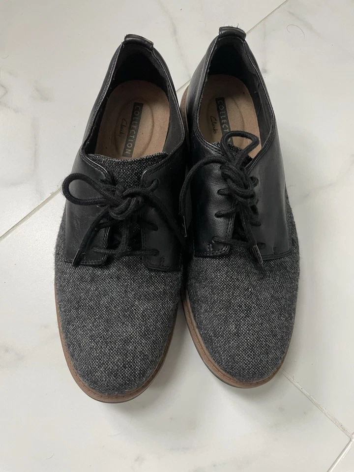 Женские туфли на плоской подошве Clark's Collection Raisie Bloom Oxford размер 7,5 - Изображение 2 из 4