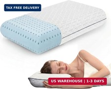Cooling Gel Memory Foam Pillows - 1-Pack - Standard Size Memory Foam Pillow For