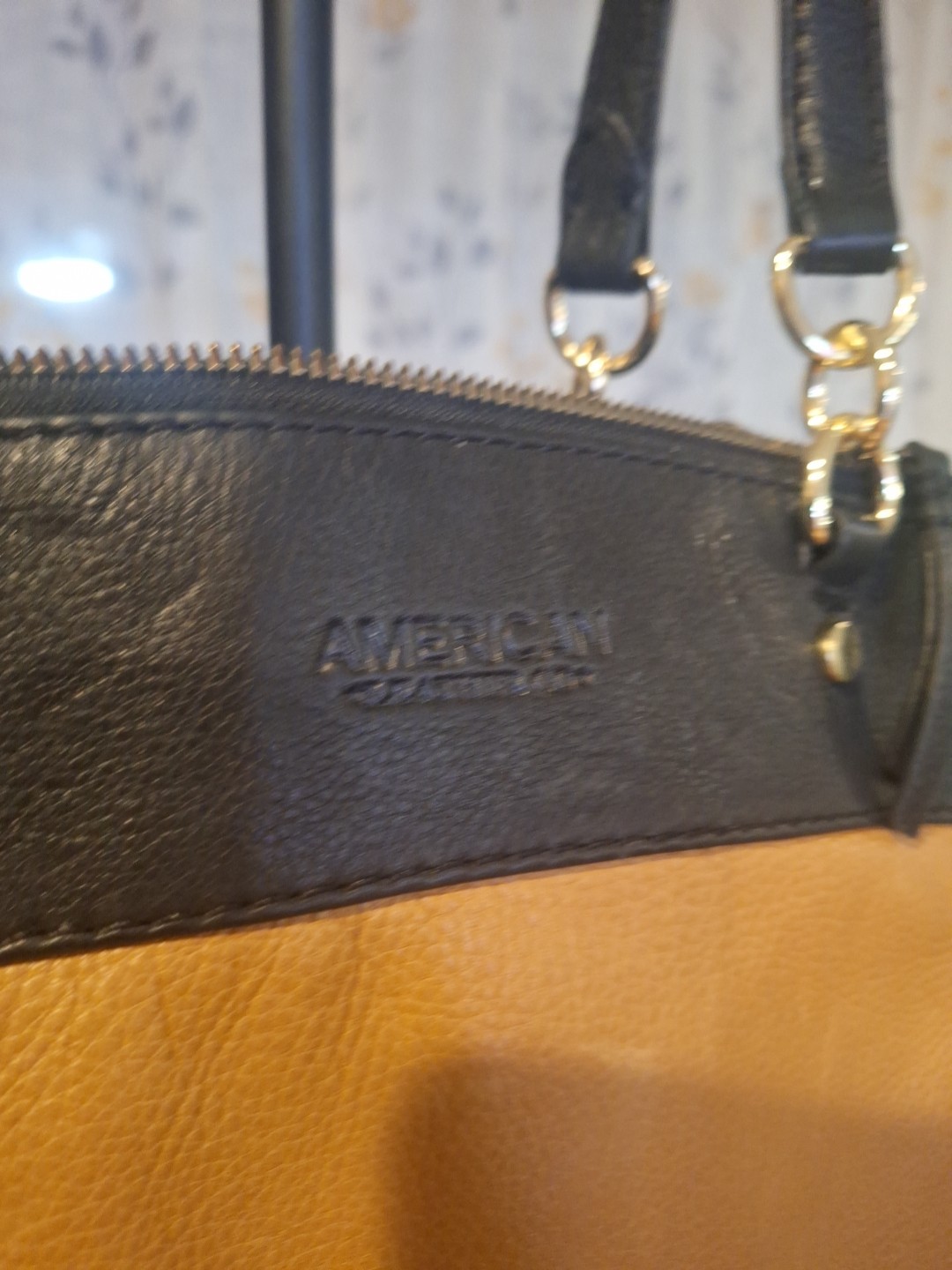 American Leather Co. Leather Shopper - Brookfield cafe latte bag