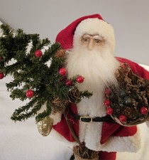 vintage standing santa claus