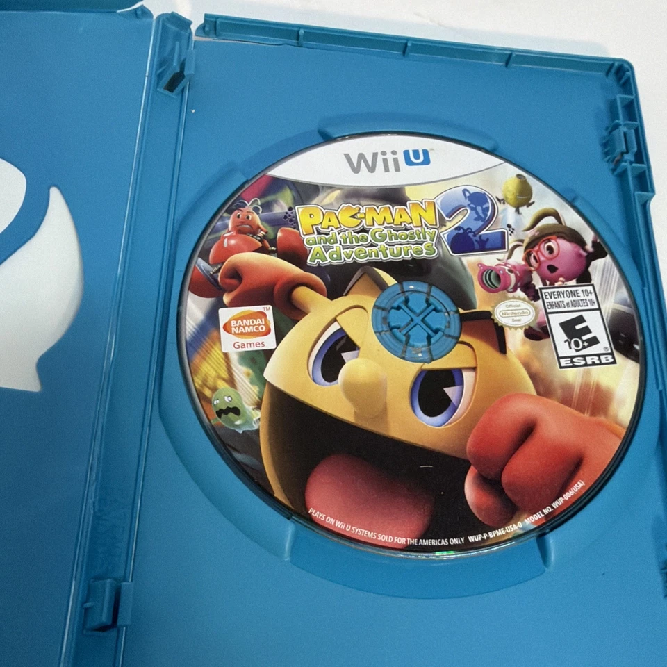 Лот из 2 Pikmin 3 и PAC-Man и призрачный Adve 2 - Nintendo Wii U CIB новый - Изображение 4 из 4