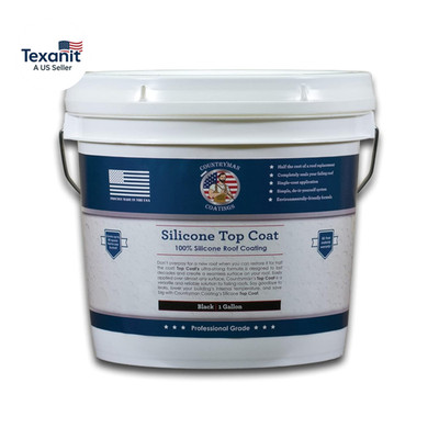 100% Silicone Roof Coating for Rvs, Campers & Flat Roofs - Waterproof Seal for L