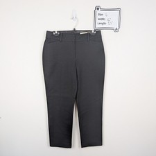 Ann Taylor Factory Women's Size 6 Black Curvy Fit Ankle Length Dress Pants NWT