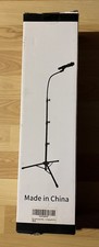 Adjustable Tripod Microphone Stand w/ Boom Arm Foldable Mic Stand Black New