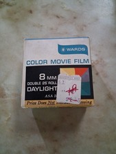 Wards 8mm Daylight Color Movie Film Can Sealed In Box W/instructions  Envelope