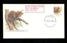 Postal History Australia #636 Air Mail First Flight to Bali 1984 Port Hedland