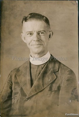 Reverend Js Budlong Cones Photographer Middle Age Vintage Portra Photo 4X6 4x6