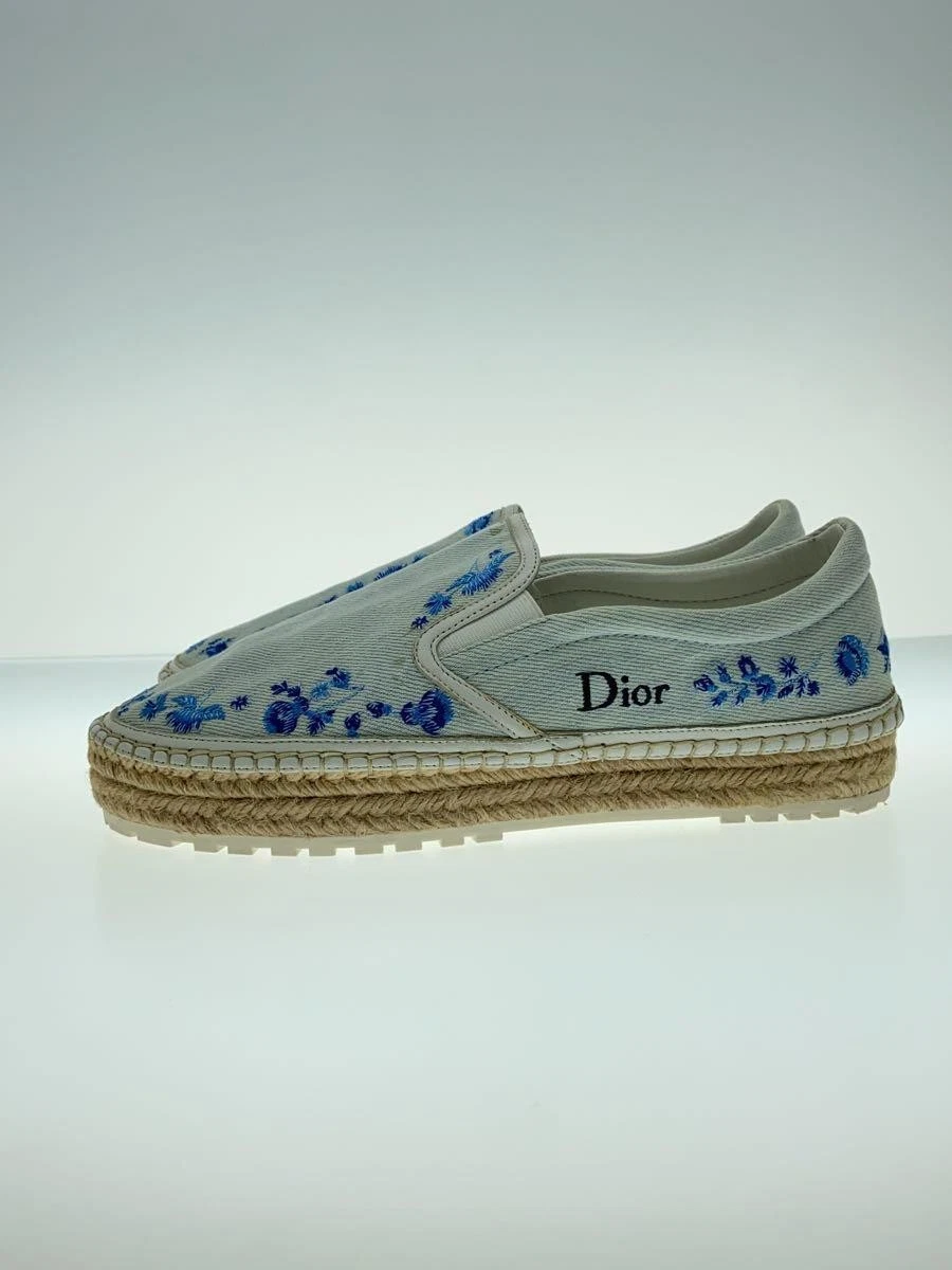 Espadrilles Christian Dior denim 38 bleu occasion chaussures décontractées
