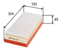Valeo Luftfilter FüR Peugeot 508 I Sw Citroen C5 III 407 II