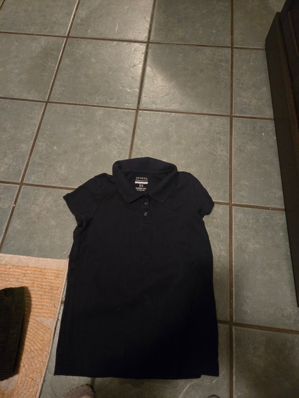 Girls size 14/16 uniform shirt and nice 14/16 shirt