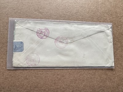 US 1907 Cover +Bi-Color Frank #307+301 +Post Office Seal #OX13 +