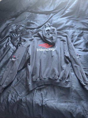 Balenciaga 3b Icon Sports Logo Hoodie | eBay