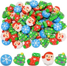 Christmas Erasers for Kids, Large Christmas Tree Snowflake Eraser Bulk, Novel...