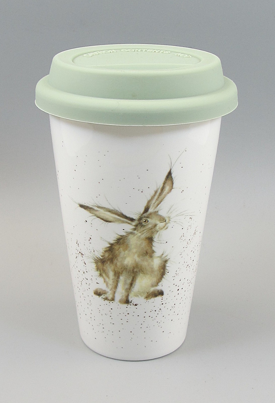 Royal Worcester Wrendale Designs  Hannah Dale ""Hare"" Ceramic Travel Mug