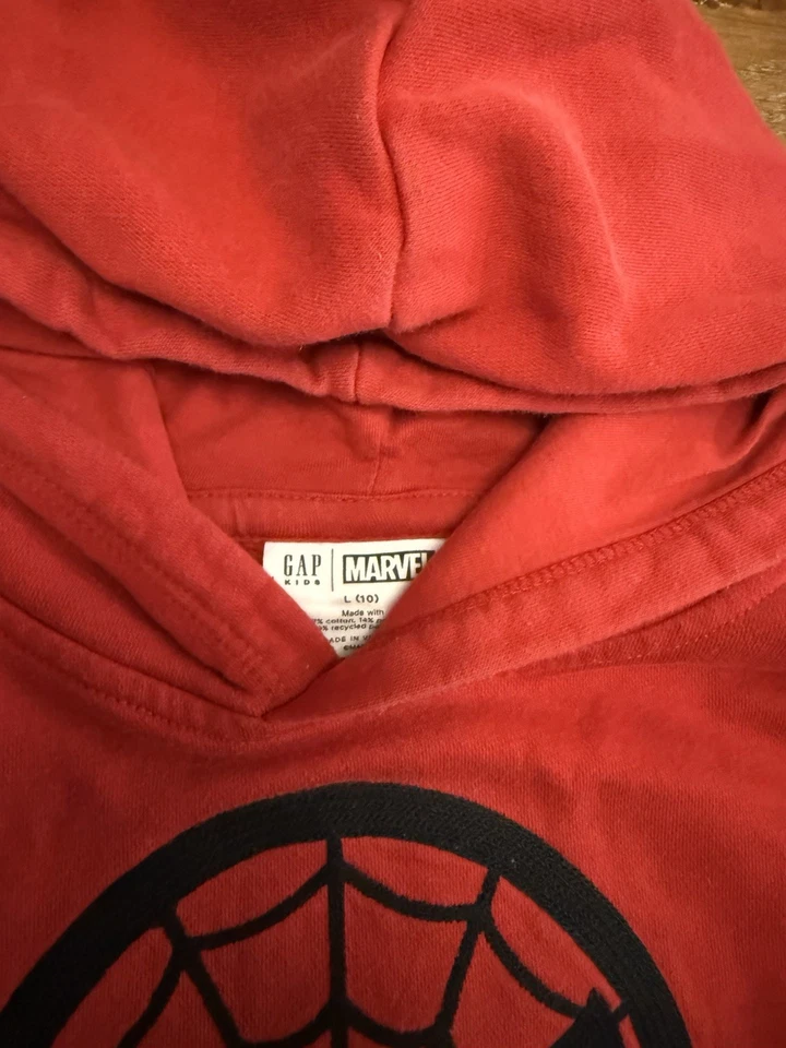 Sudadera con Capucha Gap X DC Comics Batman Spiderman Bordada Niños L/10 Pullover Sudadera Foto 4 de 4