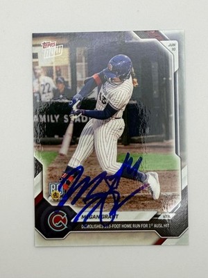 SIGNED Megan Grant 1st Hit HR 2026 AUSL Topps NOW Card 5 RC On-Card Rookie Auto