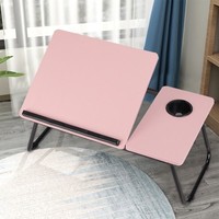 Laptop Bed Table with Foldable Legs & Cup Slot Tray Computer Notebook Desk Stand