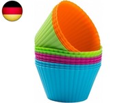 Webake Muffinform Silikon Groß MuffinföRmchen 9Cm 12 StüCk Wiederverwendbare Cu