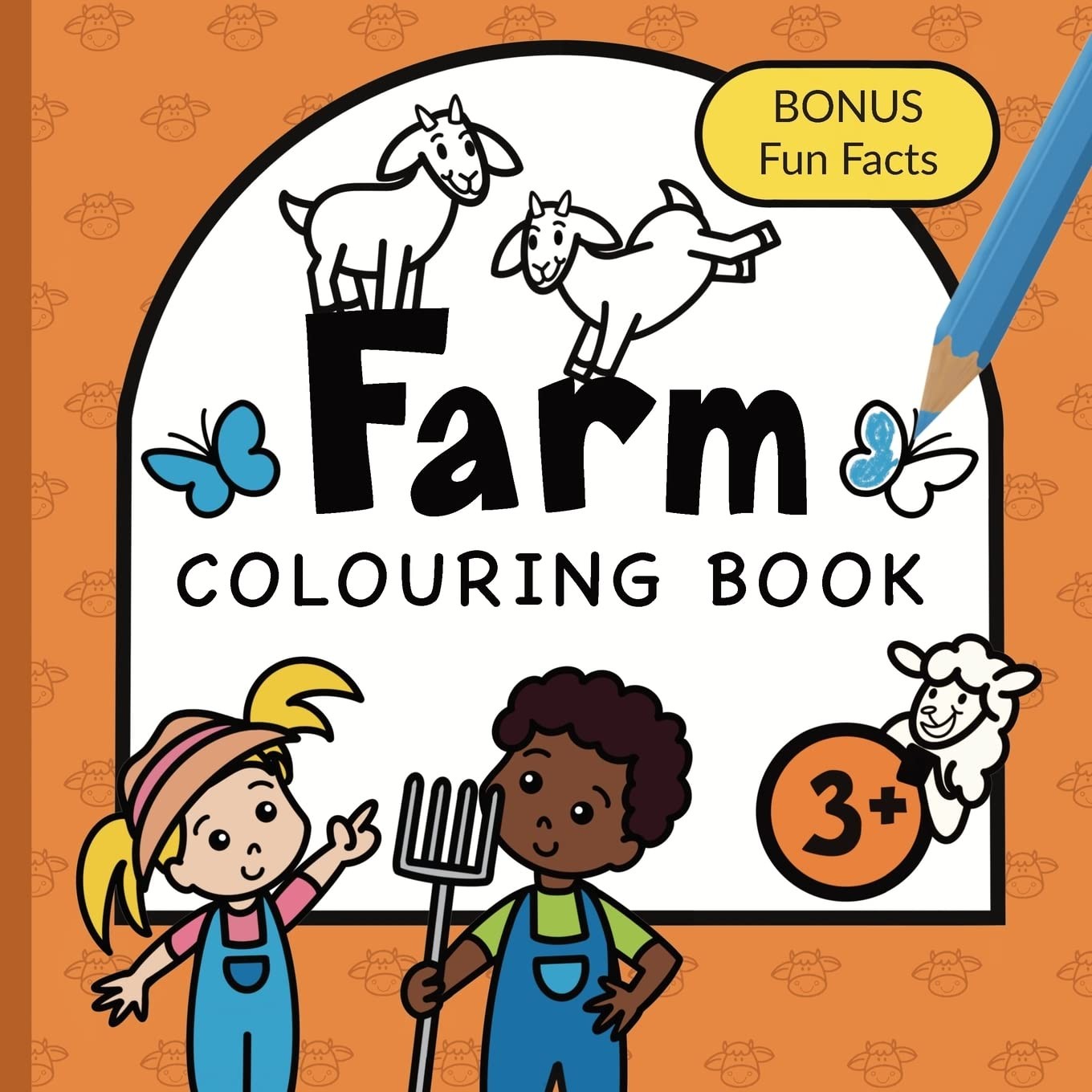 Colouring Book Farm For Children: Animals, Tractors, Vehicles and Farmyard life