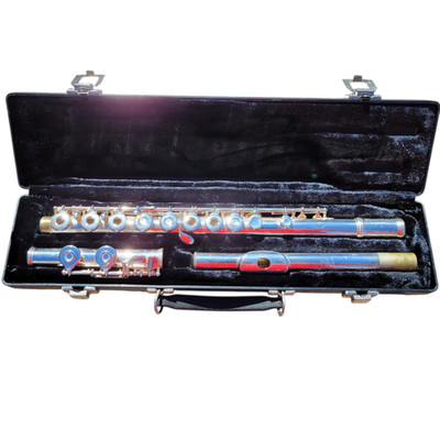 Gemeinhardt 3 Silver Open Hole Flute With Original Hard Case