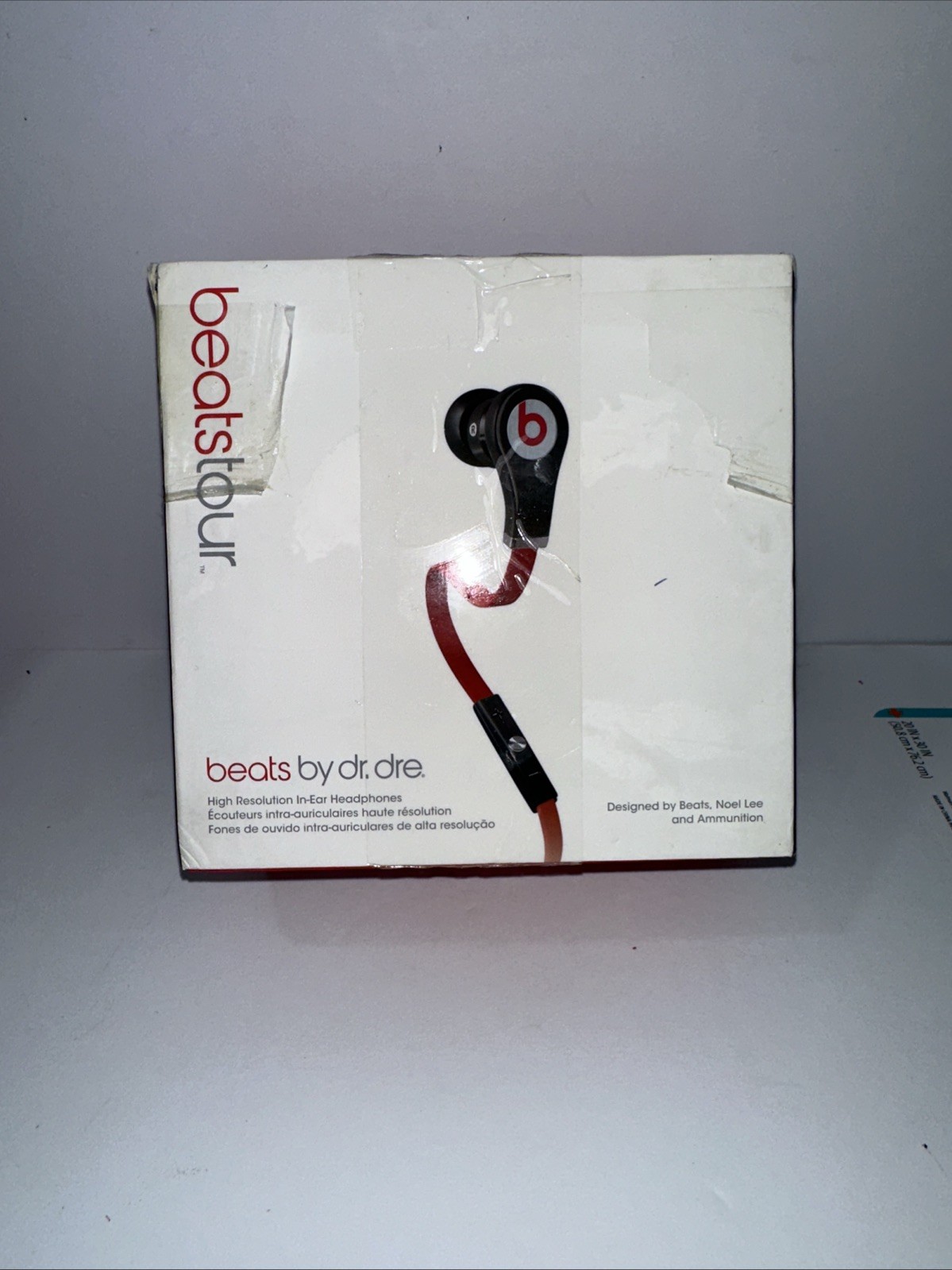 Beats by Dr. Dre Beats Tour Red/ Black 777-00023-01-B Wired In-Ear Headphones