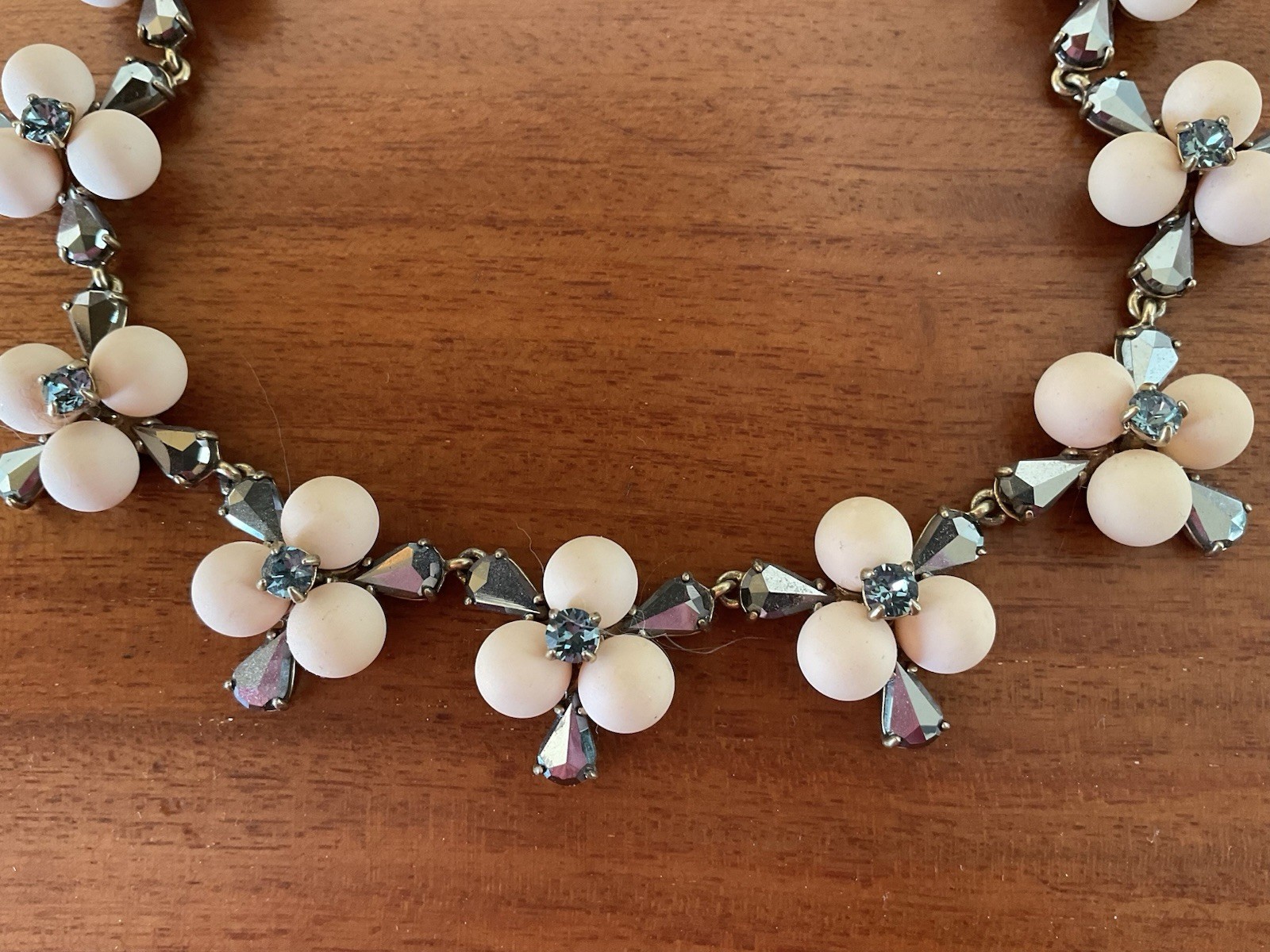 J.CREW Flower Statement  Necklace Multi Color - image 4