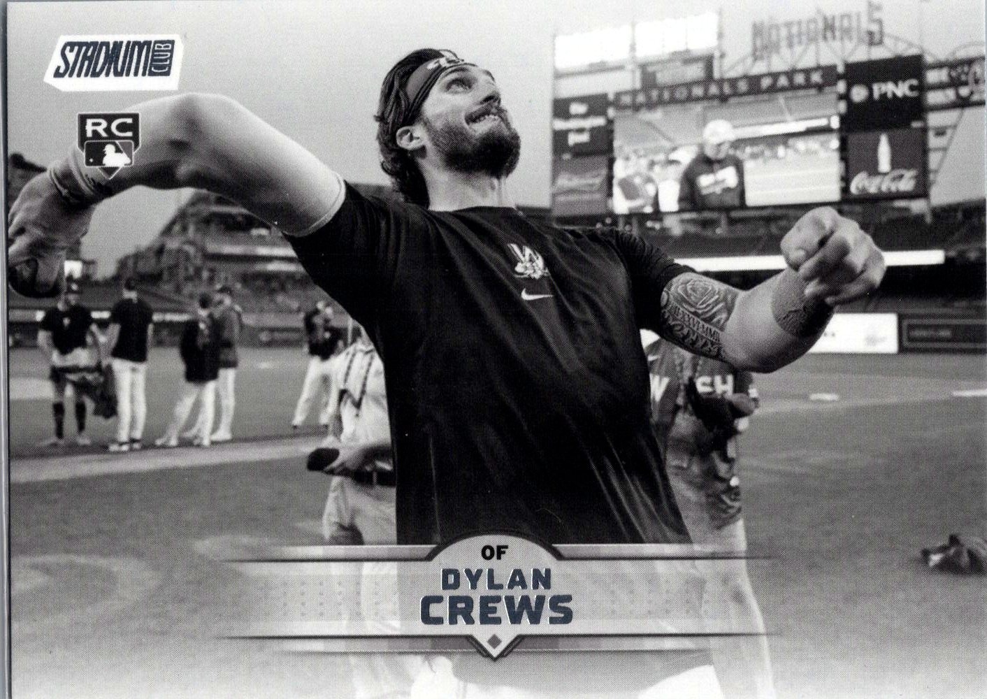 2025 Topps Stadium Club - Dylan Crews #102 Black And White SSP Rookie RC